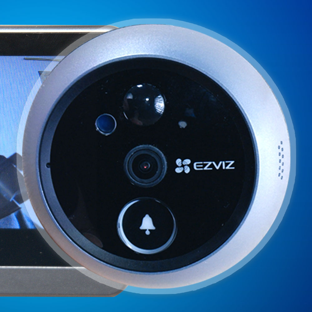 Review: EZVIZ CP4 Türspion-Kamera 2 MP mit 4.3 Zoll Bildschirm im Test 