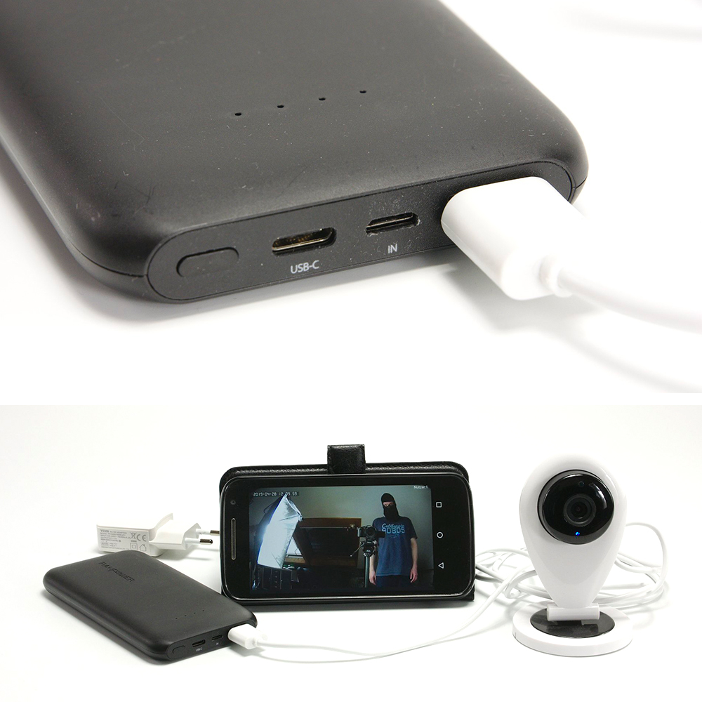 Überwachungskamera mit einer Powerbank betreiben ÜberwachungskameraBerater