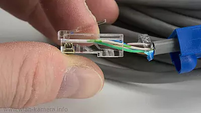 Gecrimptes Netzwerkkabel 2