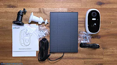 ieGeek Überwachungskamera 2K Solar ZS-GQ1 - Lieferumfang