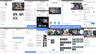 EZVIZ HP7 - App Funktionsübersicht