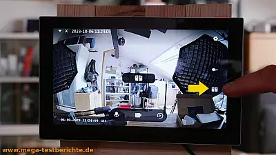 EZVIZ HP7 - Tor über den Monitor öffnen 