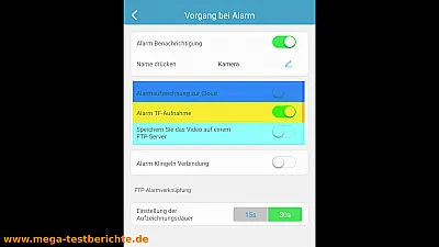 Genbolt GB216 4G Überwachungskamera - Aufnahmemöglichkeiten