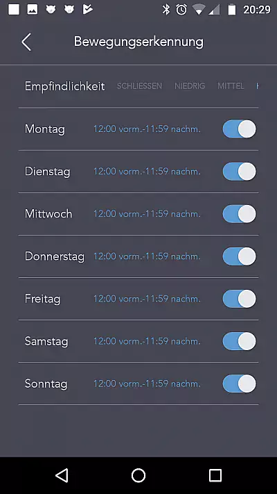 Zeitplan