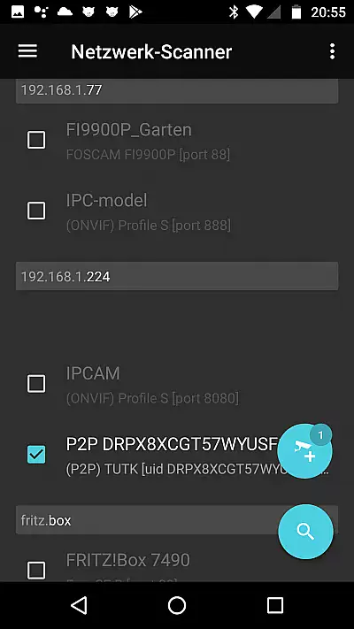 upCam Cyclone HD PRO tinycam Monitor P2P