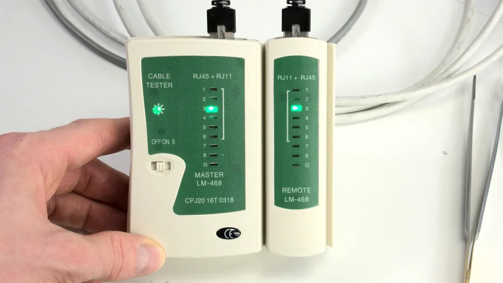 Netzwerkkabel testen ÜberwachungskameraBerater