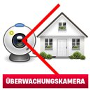 Überwachungskamera an einem Haus