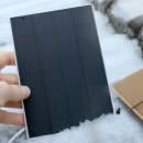 Solarzelle im Schnee