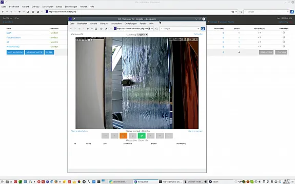 Zoneminder Videostream